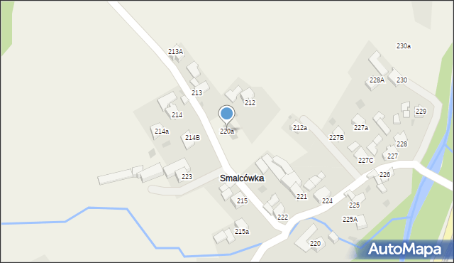 Rokiciny Podhalańskie, Rokiciny Podhalańskie, 220a, mapa Rokiciny Podhalańskie