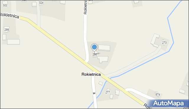 Rokietnica, Rokietnica, 296, mapa Rokietnica