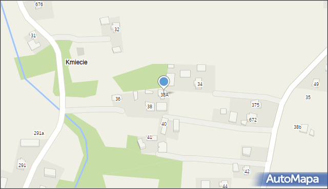 Rokietnica, Rokietnica, 38A, mapa Rokietnica