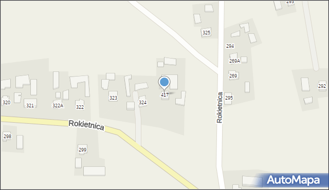 Rokietnica, Rokietnica, 417, mapa Rokietnica