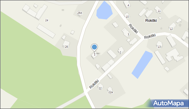 Rokitki, Rokitki, 1, mapa Rokitki