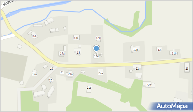 Rokitnica, Rokitnica, 12a, mapa Rokitnica