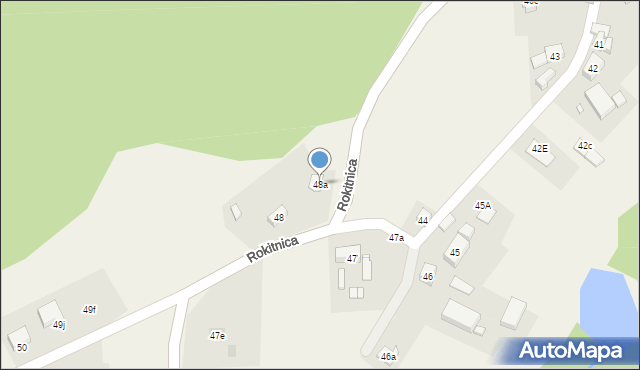 Rokitnica, Rokitnica, 48a, mapa Rokitnica