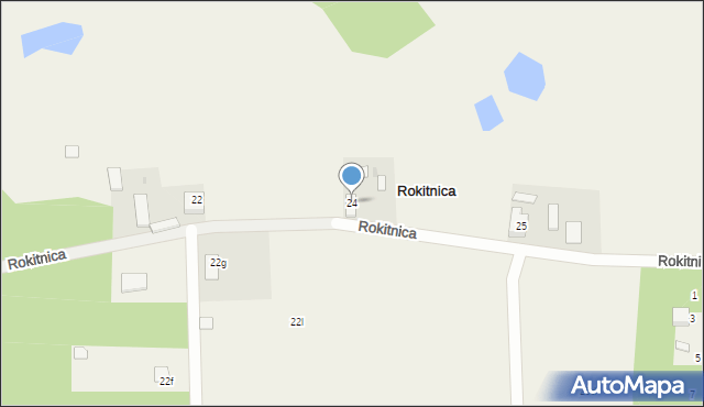 Rokitnica, Rokitnica, 24, mapa Rokitnica