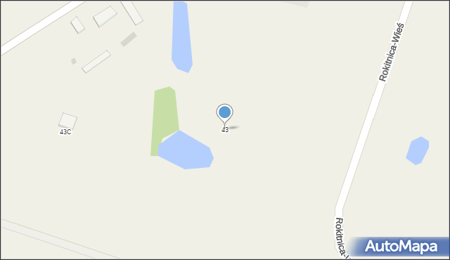Rokitnica Nowa, Rokitnica Nowa, 43, mapa Rokitnica Nowa