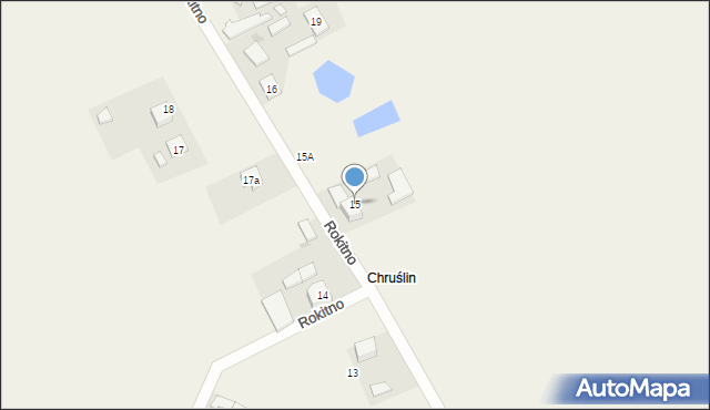 Rokitno, Rokitno, 15, mapa Rokitno