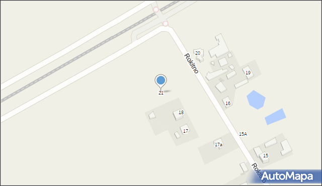 Rokitno, Rokitno, 21, mapa Rokitno