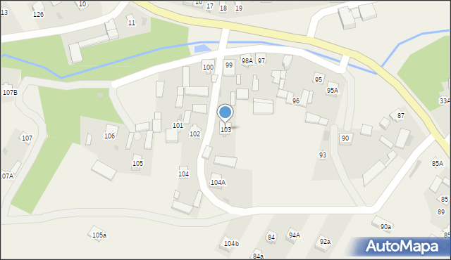 Rokitno, Rokitno, 103, mapa Rokitno