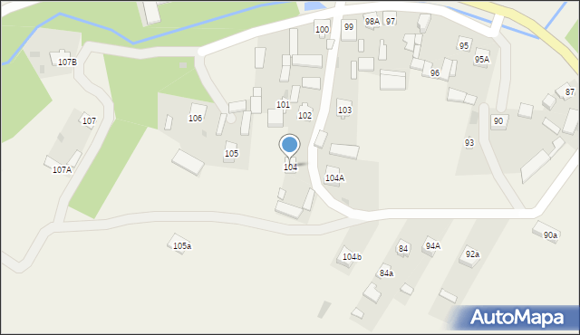 Rokitno, Rokitno, 104, mapa Rokitno