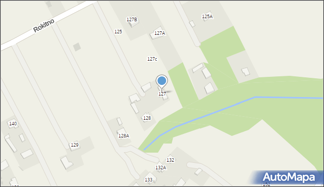 Rokitno, Rokitno, 127, mapa Rokitno