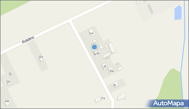 Rokitno, Rokitno, 31, mapa Rokitno