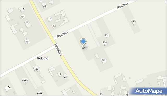 Rokitno, Rokitno, 32f, mapa Rokitno