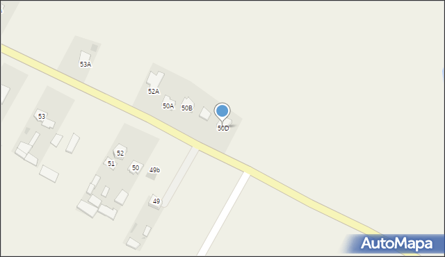 Rokitno, Rokitno, 50D, mapa Rokitno