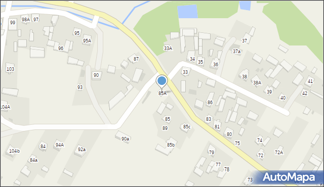 Rokitno, Rokitno, 85A, mapa Rokitno