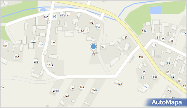 Rokitno, Rokitno, 93, mapa Rokitno