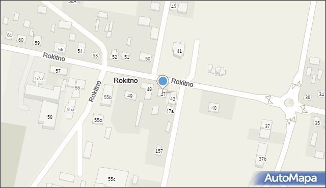 Rokitno, Rokitno, 47, mapa Rokitno
