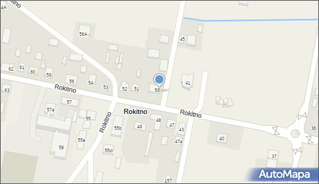 Rokitno, Rokitno, 50/1, mapa Rokitno