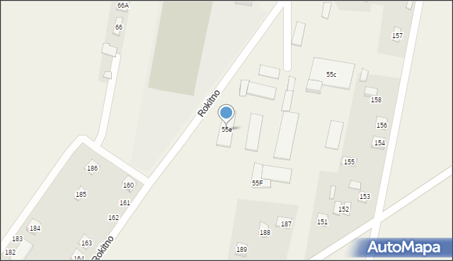 Rokitno, Rokitno, 55e, mapa Rokitno