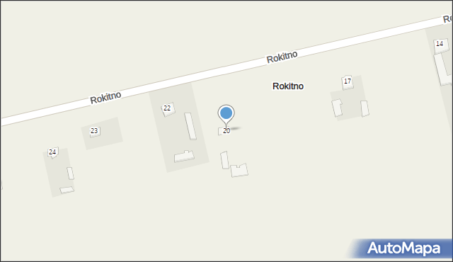 Rokitno, Rokitno, 20, mapa Rokitno