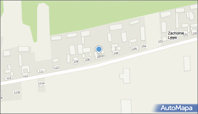 Rokitno, Rokitno, 107, mapa Rokitno