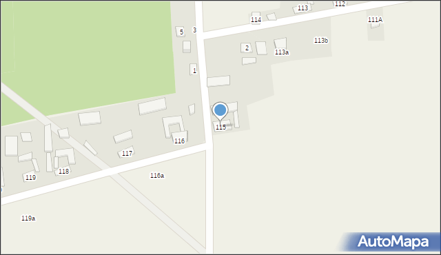 Rokitno, Rokitno, 115, mapa Rokitno