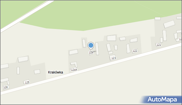 Rokitno, Rokitno, 124, mapa Rokitno