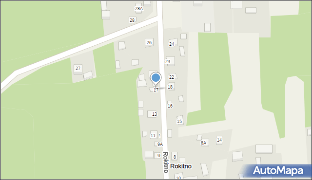 Rokitno, Rokitno, 17, mapa Rokitno