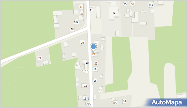 Rokitno, Rokitno, 23, mapa Rokitno