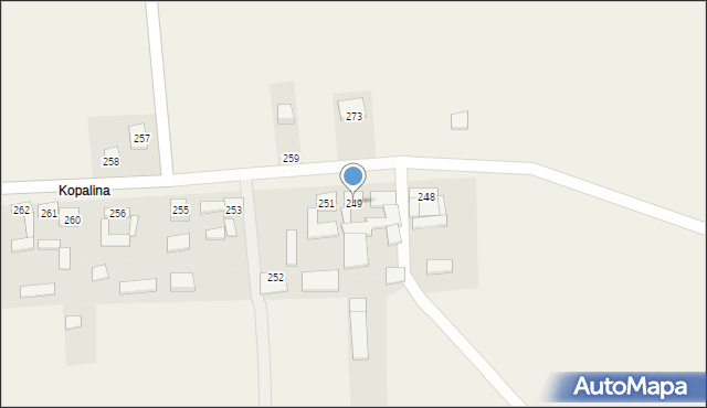 Rokitno, Rokitno, 249, mapa Rokitno