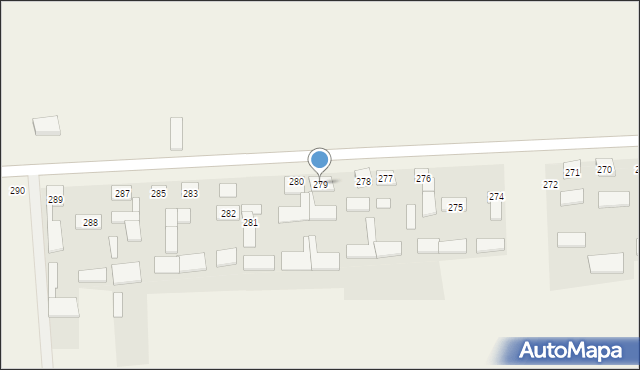 Rokitno, Rokitno, 279, mapa Rokitno