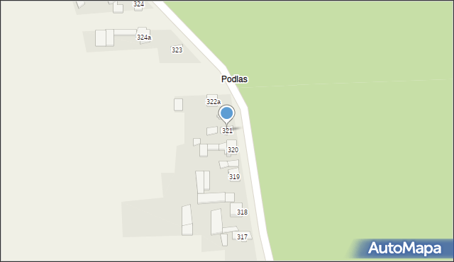 Rokitno, Rokitno, 321, mapa Rokitno