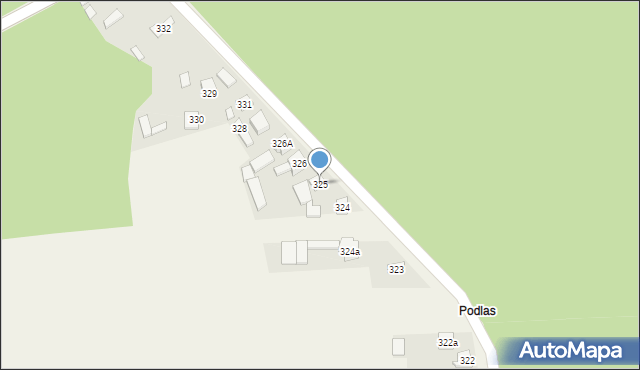 Rokitno, Rokitno, 325, mapa Rokitno