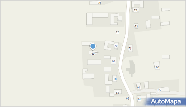 Rokitno, Rokitno, 69, mapa Rokitno