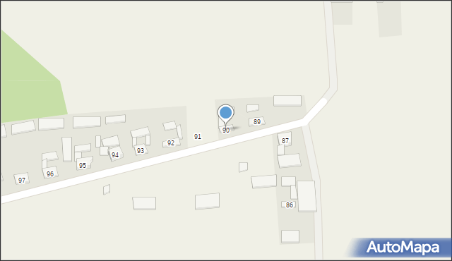 Rokitno, Rokitno, 90, mapa Rokitno