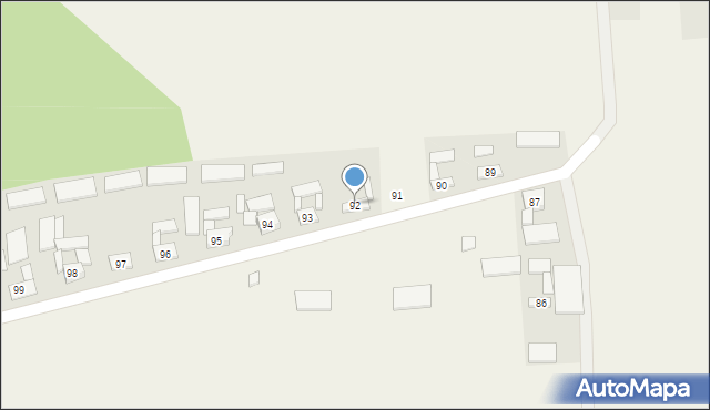 Rokitno, Rokitno, 92, mapa Rokitno