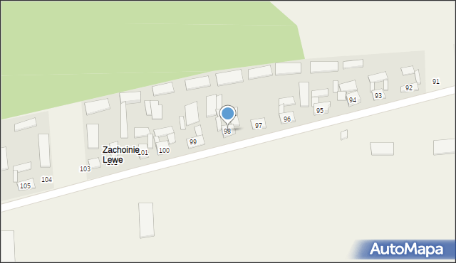 Rokitno, Rokitno, 98, mapa Rokitno