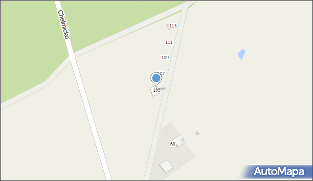 Rokitno, Rokitno, 105, mapa Rokitno