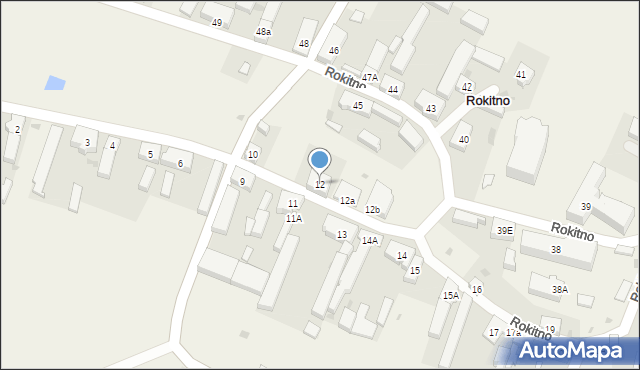 Rokitno, Rokitno, 12, mapa Rokitno