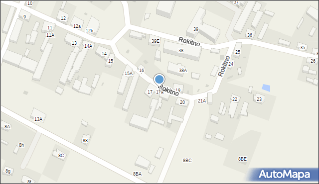 Rokitno, Rokitno, 17a, mapa Rokitno