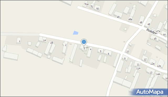 Rokitno, Rokitno, 3, mapa Rokitno