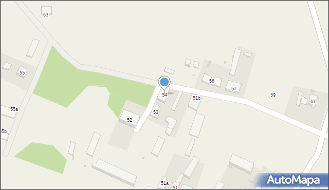 Rokitno, Rokitno, 54, mapa Rokitno