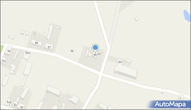 Rokitno, Rokitno, 61, mapa Rokitno