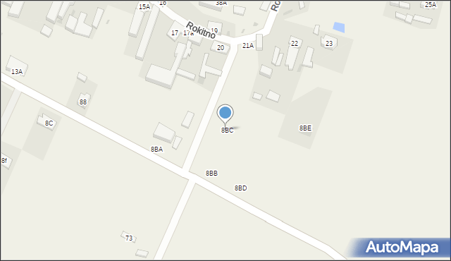 Rokitno, Rokitno, 8BC, mapa Rokitno