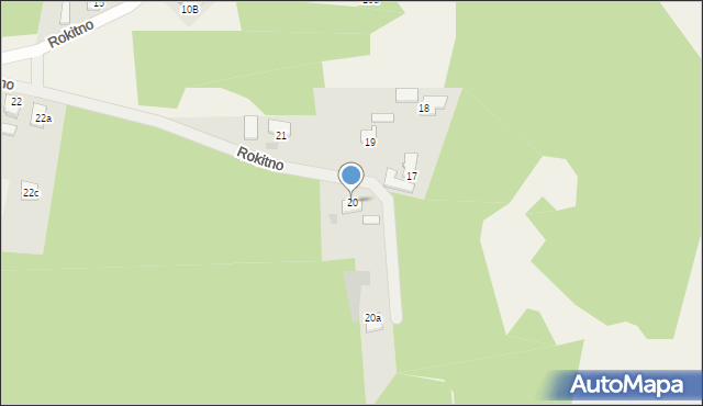 Rokitno, Rokitno, 20, mapa Rokitno