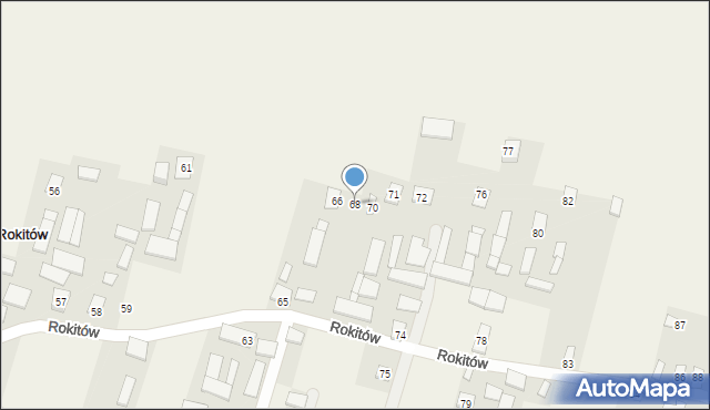 Rokitów, Rokitów, 68, mapa Rokitów