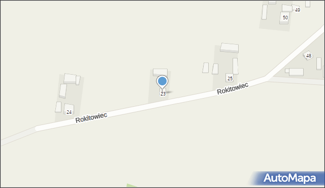 Rokitowiec, Rokitowiec, 23, mapa Rokitowiec
