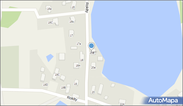 Rokity, Rokity, 20B, mapa Rokity