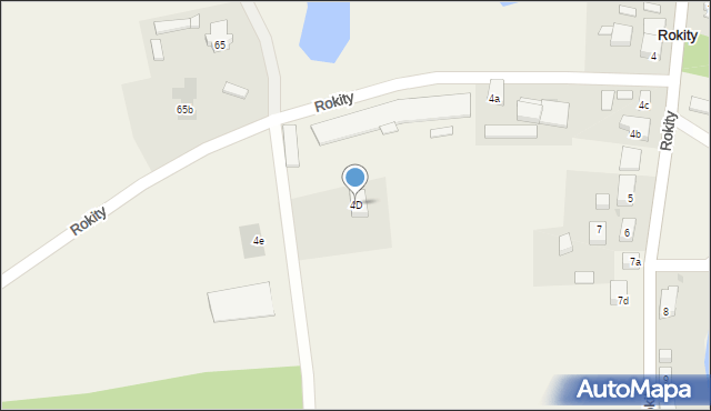Rokity, Rokity, 4D, mapa Rokity