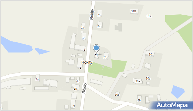 Rokity, Rokity, 71, mapa Rokity