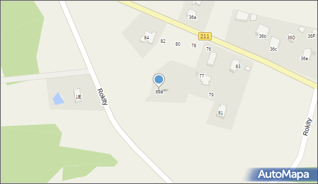 Rokity, Rokity, 89a, mapa Rokity